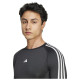Adidas Ανδρική μακρυμάνικη μπλούζα Techfit Compression 3-Stripes Longsleeve Tee
